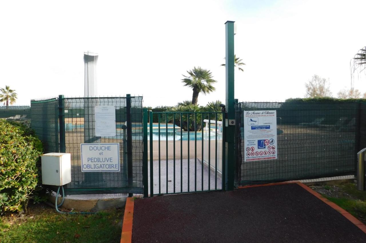Air-Conditioned 4-Room "Marine Villeneuve" Flat With Pool And Parking Extérieur photo
